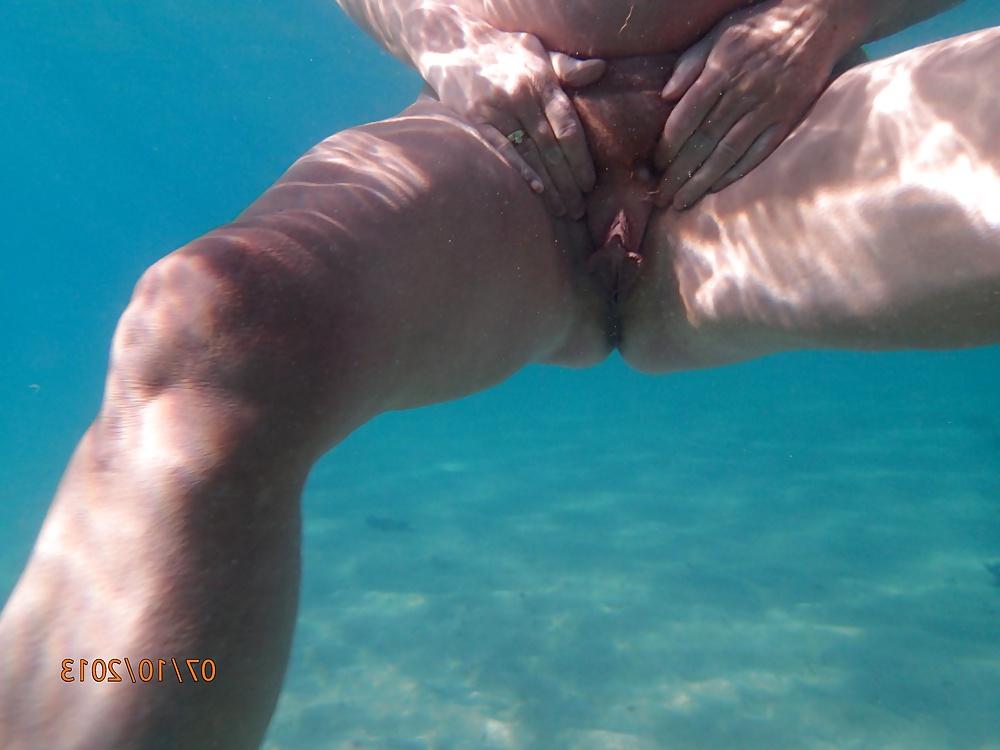 13P She loves to get naked at the beach....