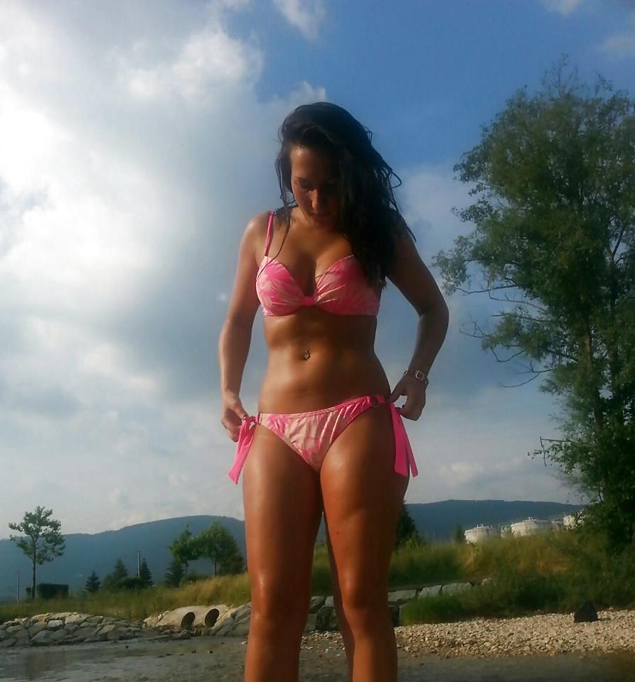 24P Sexy teens beach - 2