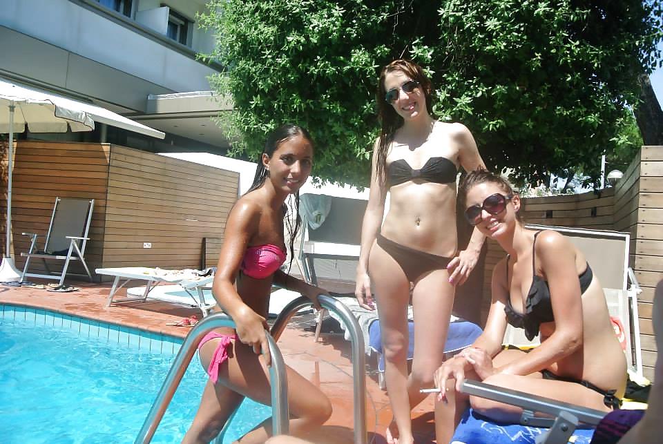 24P Sexy teens beach - 2