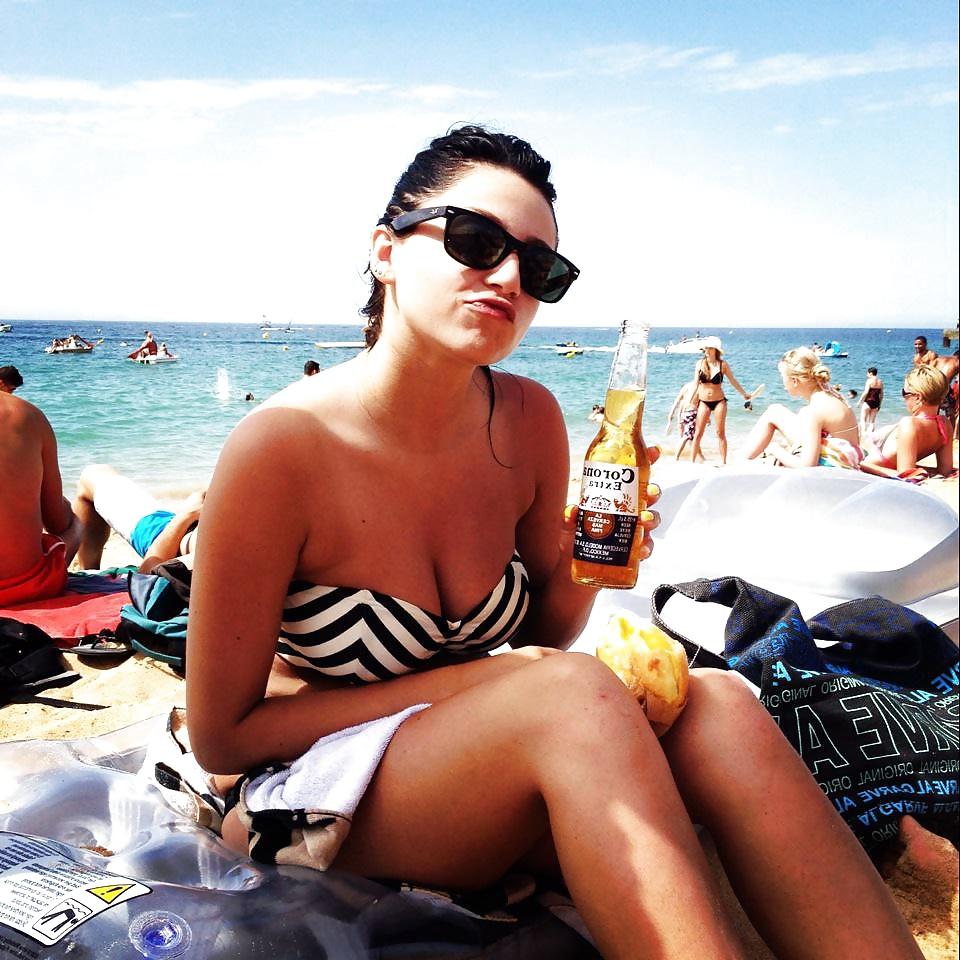 24P Sexy teens beach - 2
