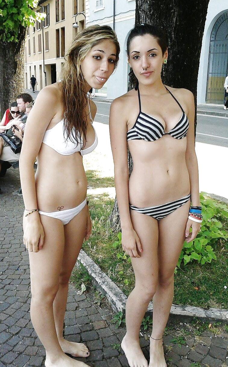 24P Sexy teens beach - 2