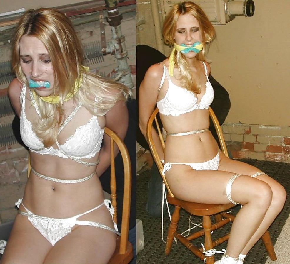 25P Ropes,leather,chains and white panties 3.