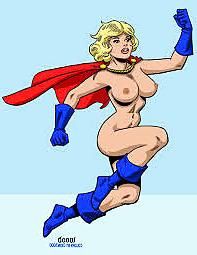 25P Power Girl, Supergirl, Wonder Woman