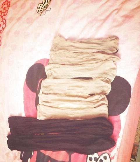19P My girlfriend nylon and socks collection 