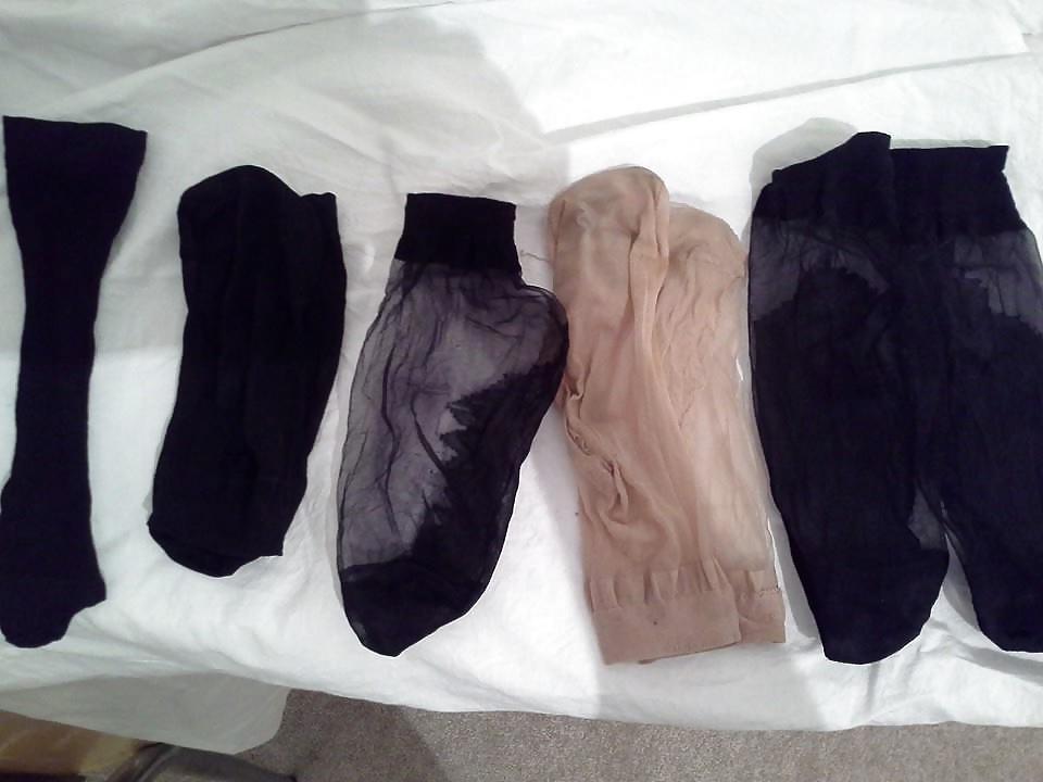 19P My girlfriend nylon and socks collection 