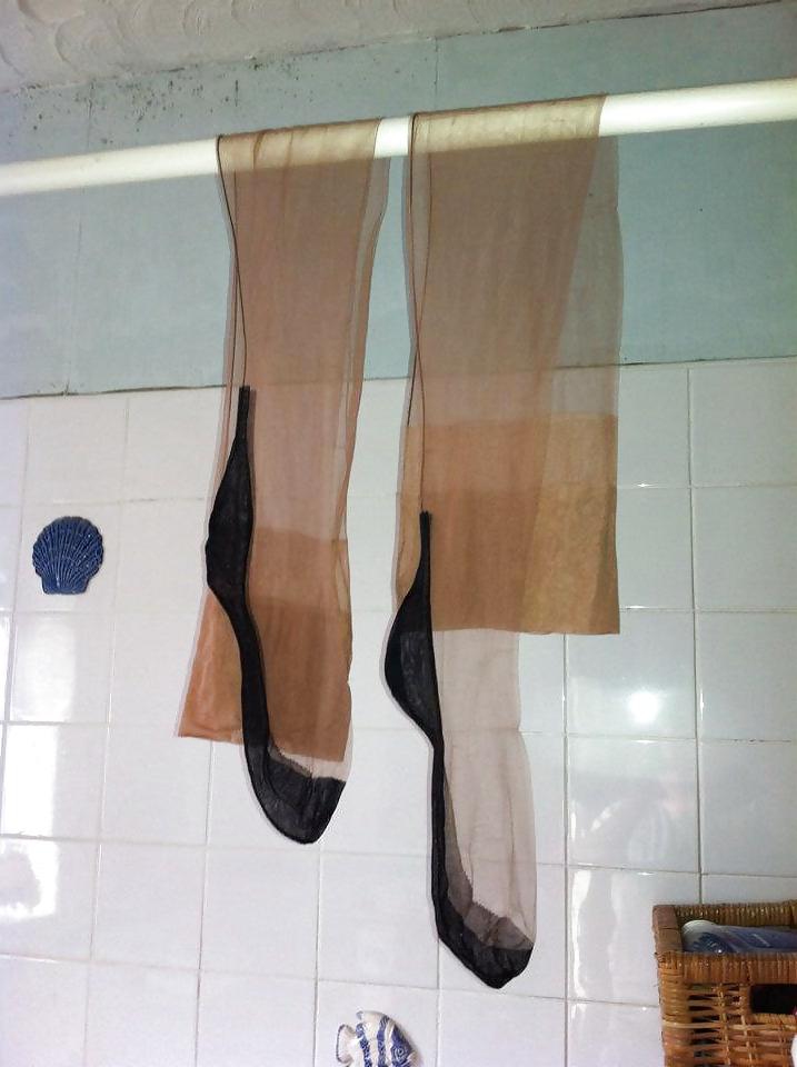 19P My girlfriend nylon and socks collection 