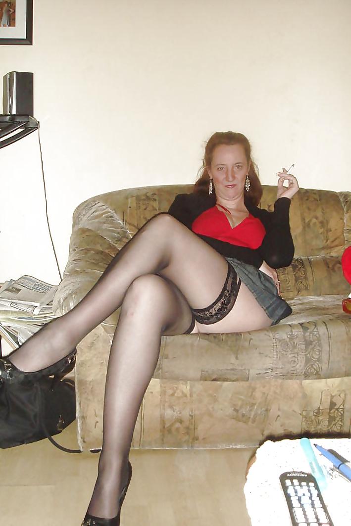 25P A Flash of Thigh & Stocking Tops