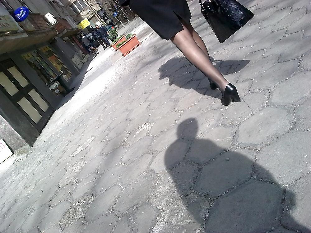 25P A woman who likes to wear ...  tights 2