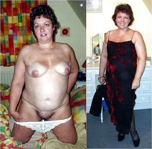 25P Mixed Dressed Undress with Hairy Pussy