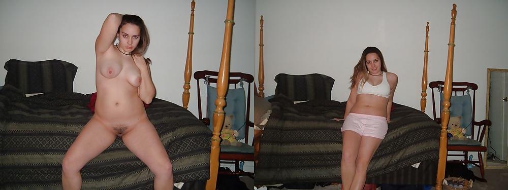 25P Mixed Dressed Undress with Hairy Pussy