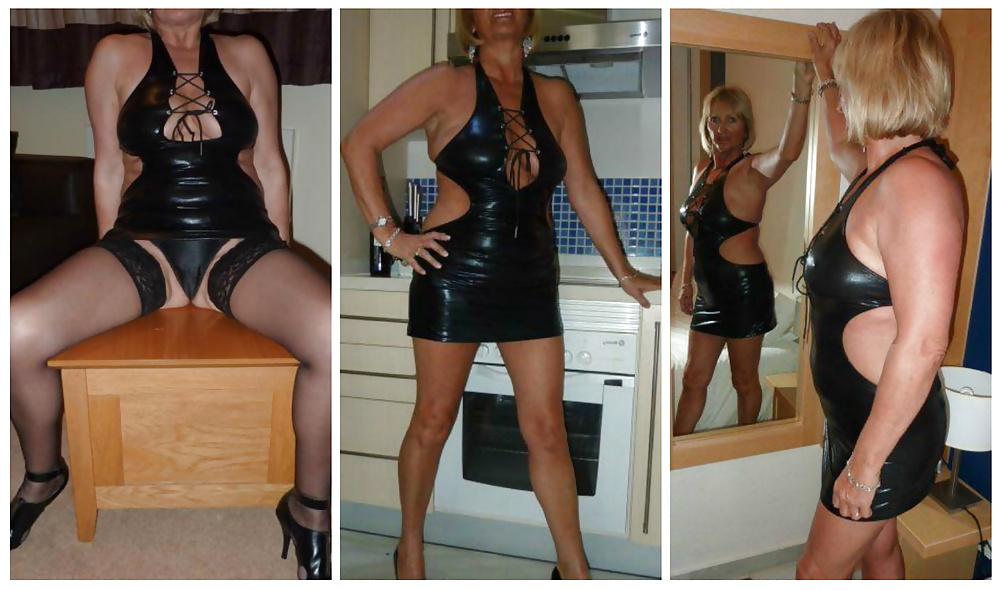 15P Mature sluts wearing leather