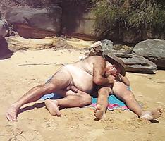 18P Nat and lindsay have some nude beach fun