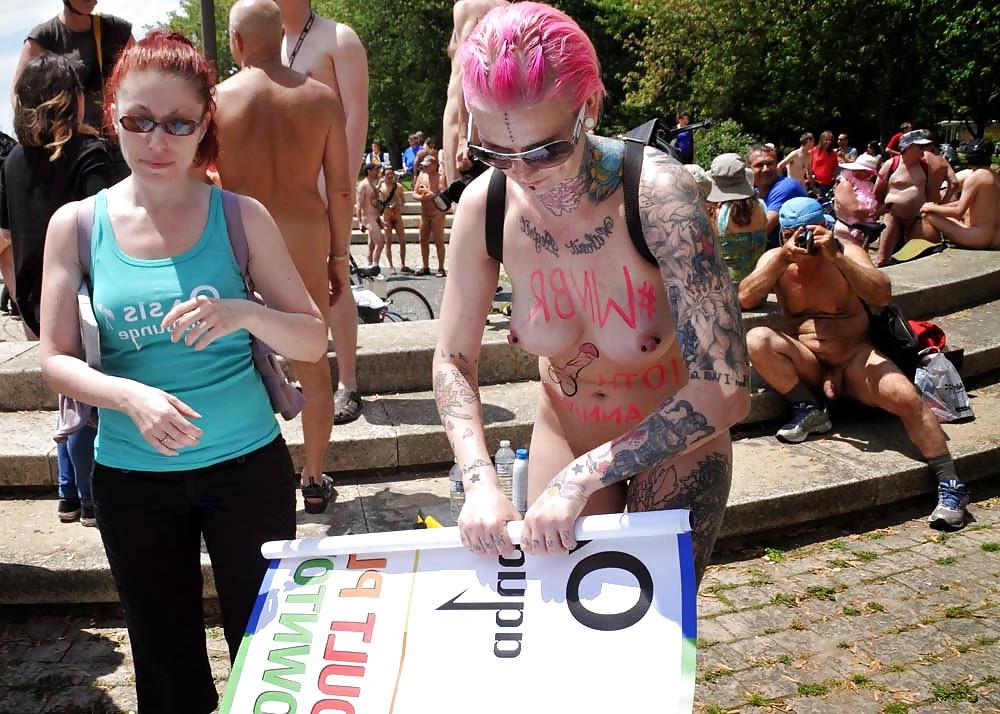 17P Naked bike ride Canada.