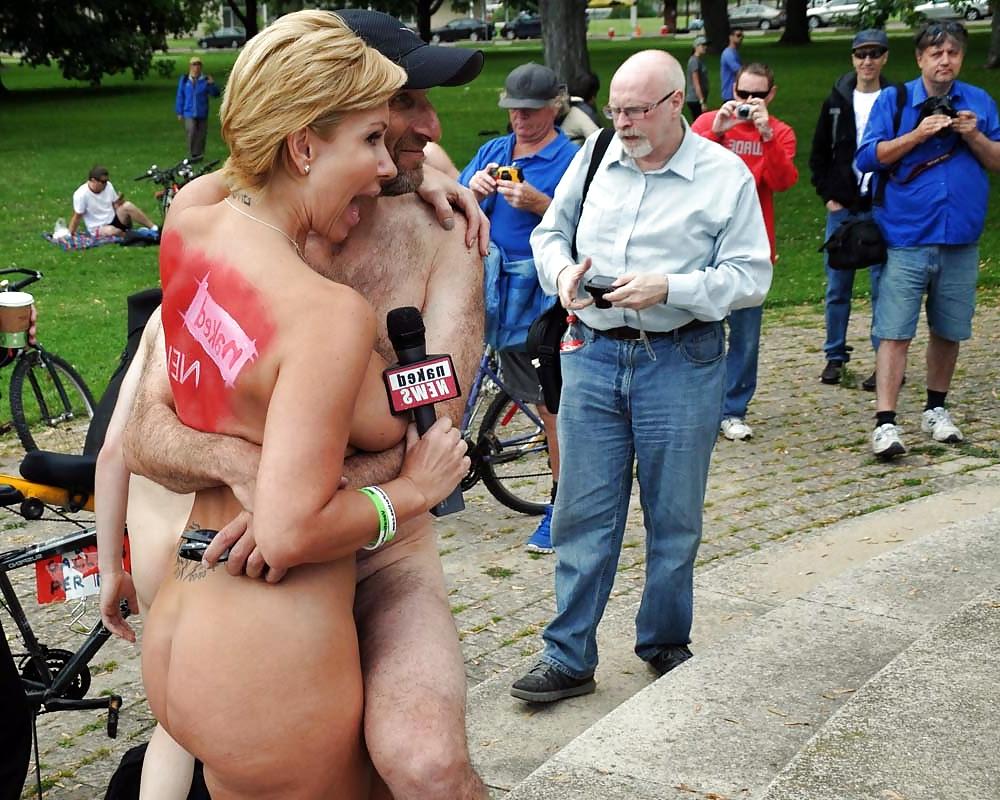 17P Naked bike ride Canada.