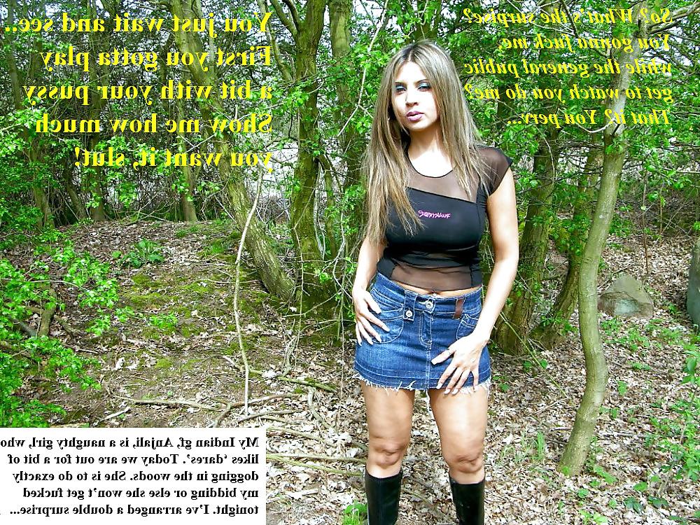 14P British Indian Milf Slut Sucks Two Cocks in the Park