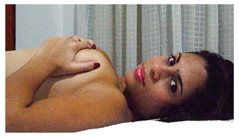 25P Busty Latin Showing Off
