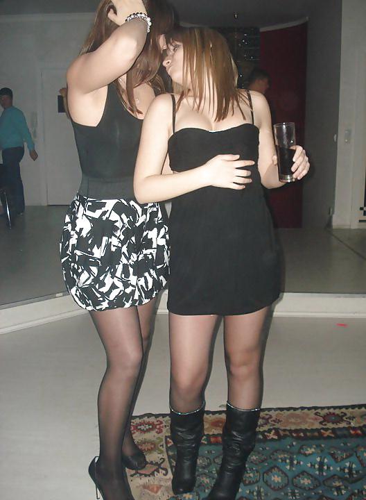 25P Nylon upskirt 17