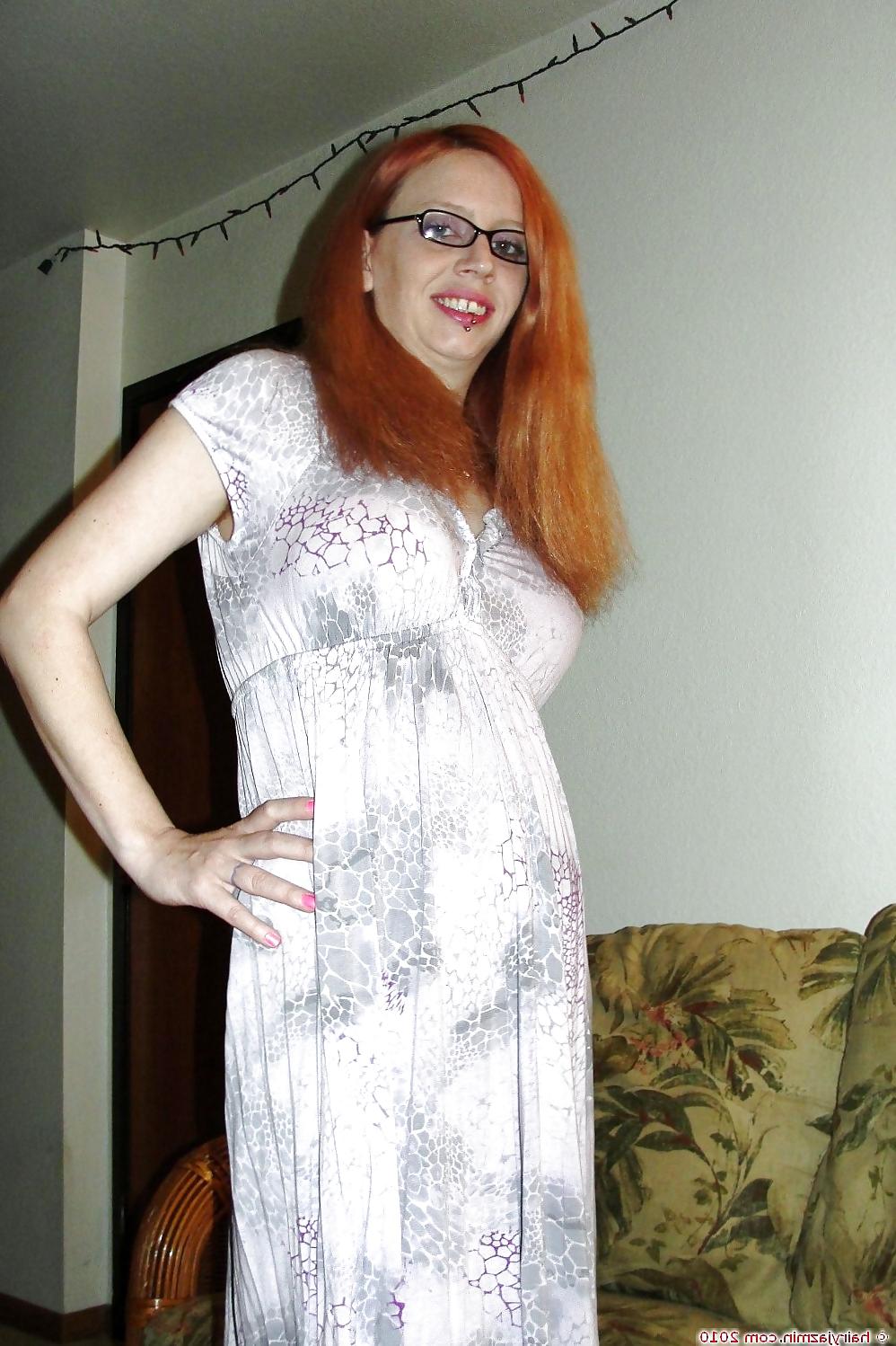 18P My redhead hairy pussy panties
