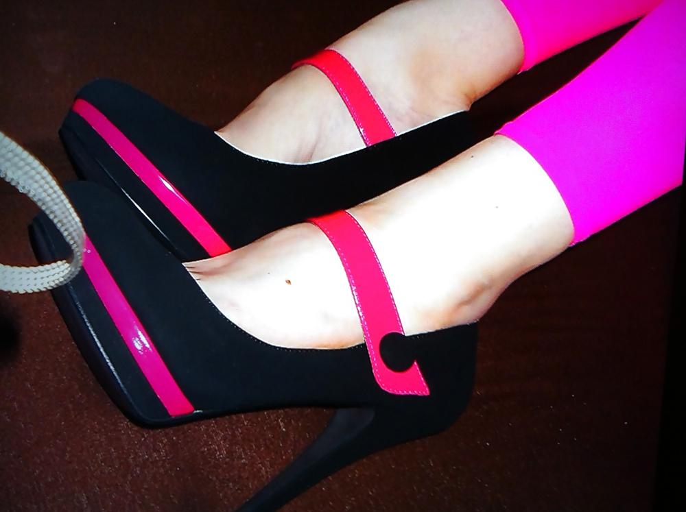 22P Meine Langen Beine mit Nylon und High Heels