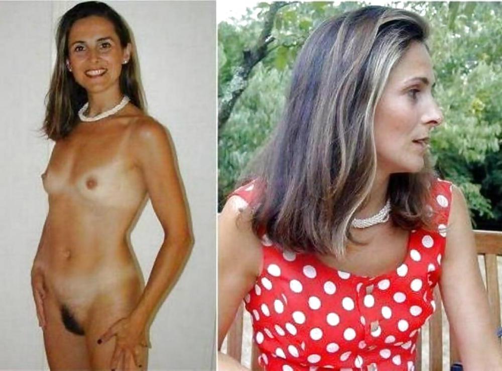 25P Mature milf dressed undressed