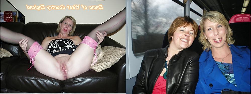 25P Mature milf dressed undressed