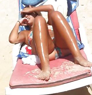 5P Fat asses at the beach
