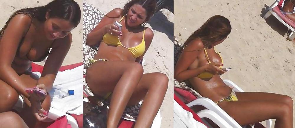 5P Fat asses at the beach
