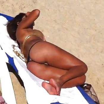 5P Fat asses at the beach