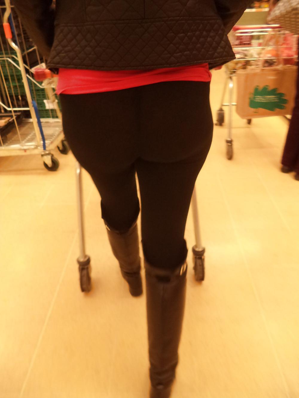 17P See-through leggings  