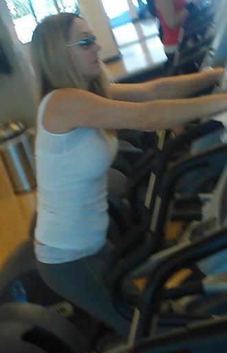 14P My Aunt at Gym - 58 Years Old