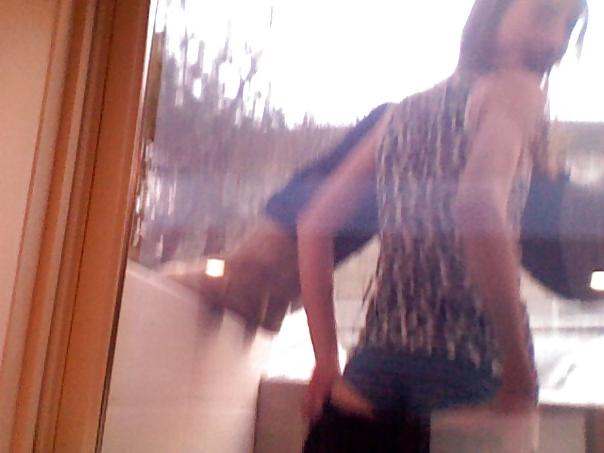 25P Panty flashing and upskirt