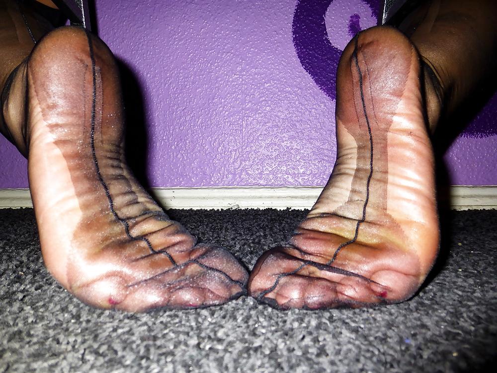 25P Black Fullfashioned Nylons