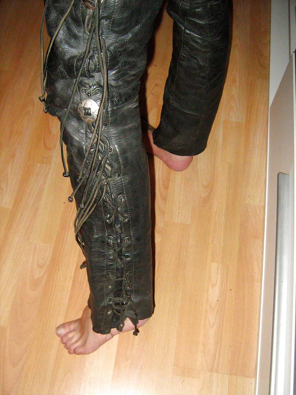 13P FEET IN LEATHER