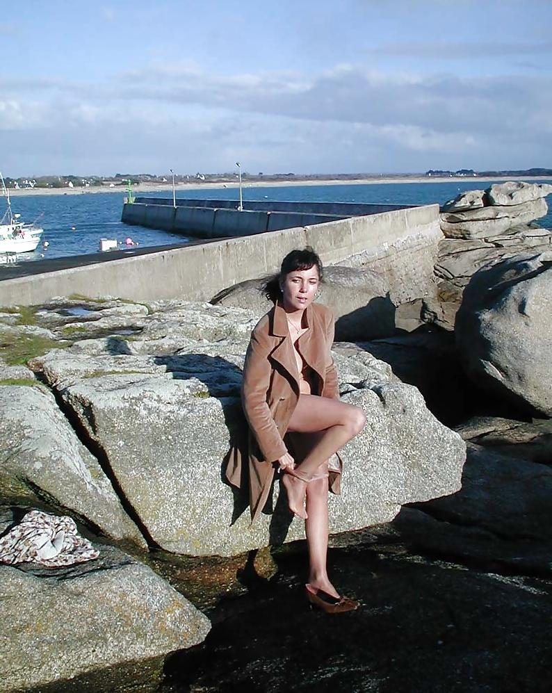25P FRENCH NADINE flashing at Trevignon 2004