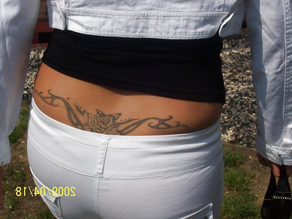 25P Girls in white pants
