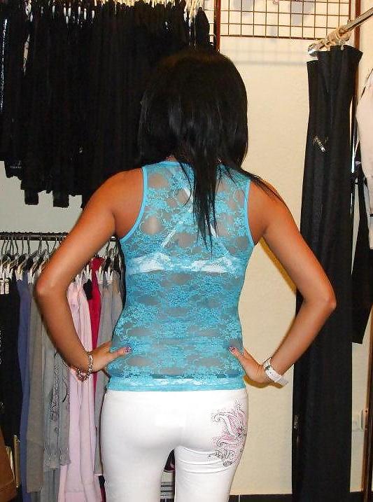 25P Girls in white pants