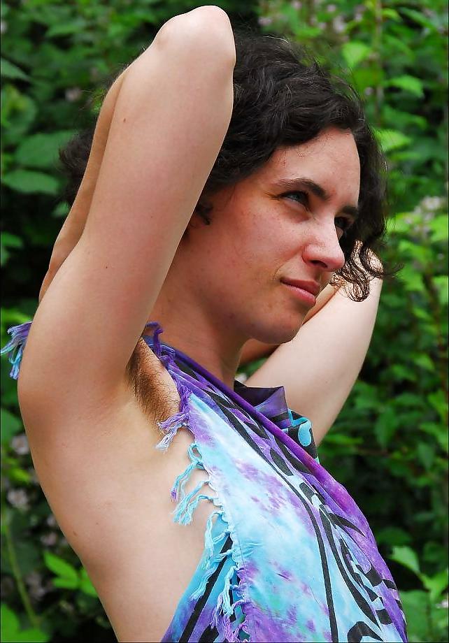 25P Miscellaneous girls showing hairy, unshaven armpits 6