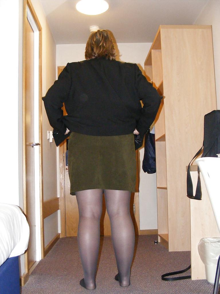 8P Weekend away tights stockings heels fishnets nylons