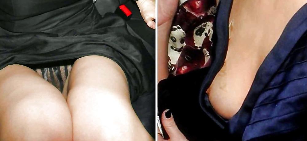 4P EMMA WATSON HAIRY BUSH AND NIP SLIP