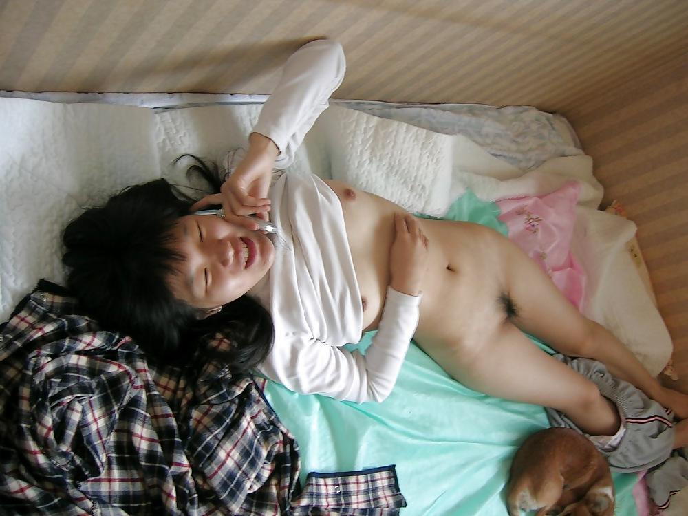 13P Korean college girl on the phone