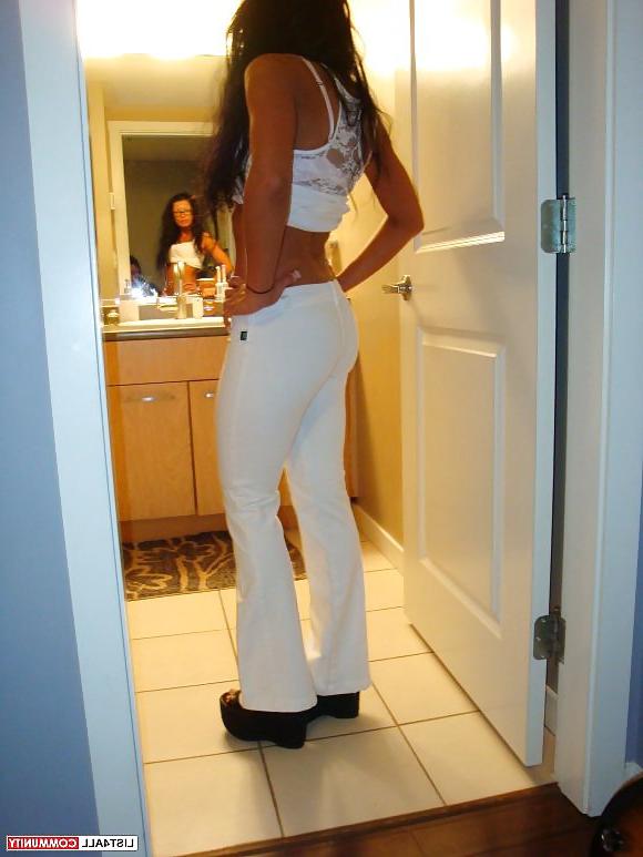 21P Tight White Pants