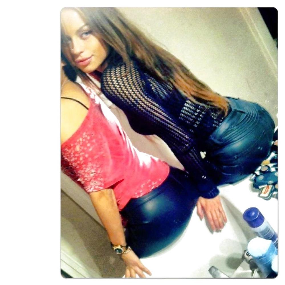 15P Russian girls in sexy leather
