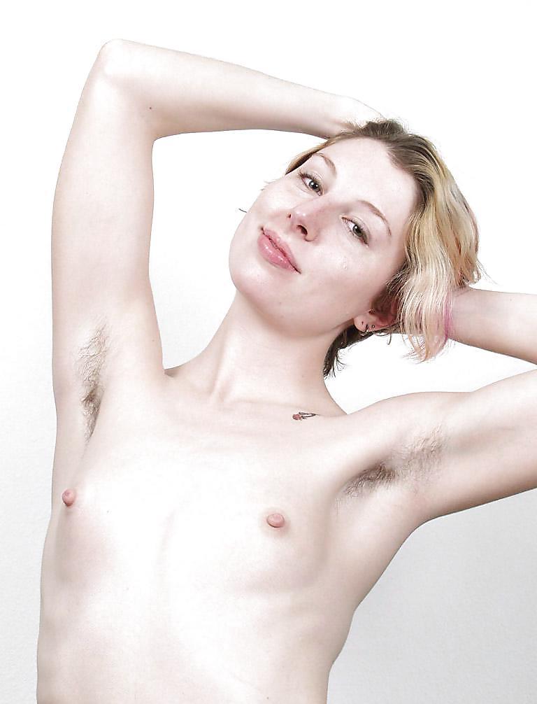 25P Sweet Sinnamon showing pits, hairy armpits and pussy