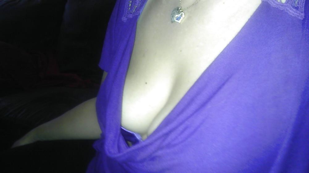 11P Wifey Down Blouse plus deep throat
