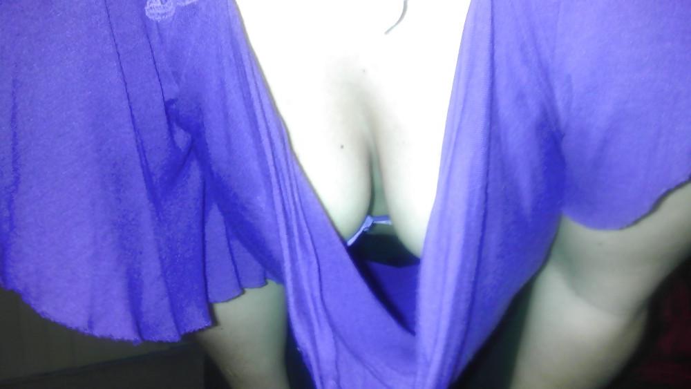 11P Wifey Down Blouse plus deep throat