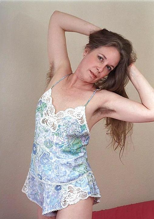 25P Miscellaneous girls showing hairy, unshaven armpits 1