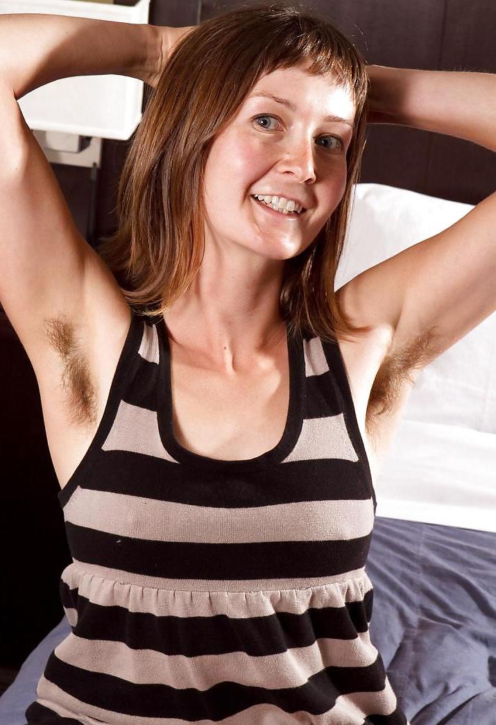 25P Miscellaneous girls showing hairy, unshaven armpits 1