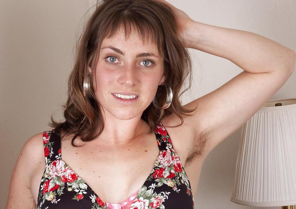 25P Miscellaneous girls showing hairy, unshaven armpits 1