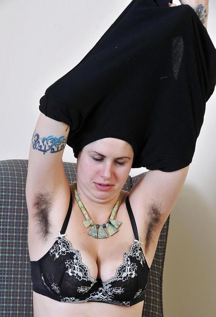 25P Miscellaneous girls showing hairy, unshaven armpits 1