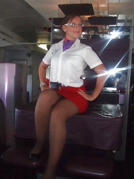 25P Sexy Air Stewardess